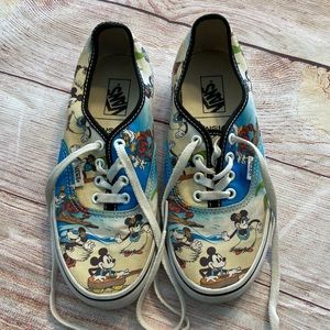Vans X Disney Mickey Mouse Aloha Hawaii size 7 rare print
